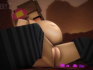 她好可爱！！通过slipperyyt高品质的Minecraft色情