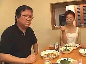 Duteous Asian Granny Gets Gangbanged coupled with Unseeable Beside Hot Jizz