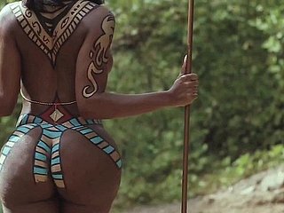 Afrikaan met een grote kont regarding een nationale kleding