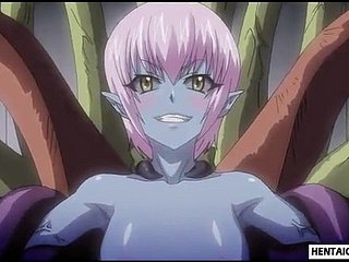 Hentai Babe поймает и трахается