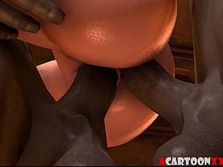 heavy jugs 3d princess fucked by heavy bushwa devils