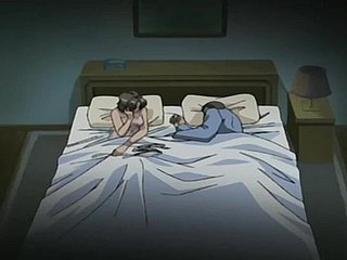 Les chaudasses d'anime gémissent doucement tout en se faisant baiser fort