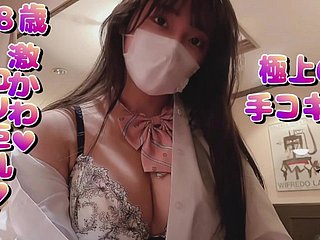 [very rare]Super cute big-breasted 18-year-old just about school unalterable climaxes repeatedly!!