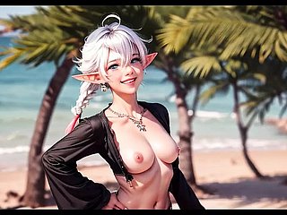 AI tạo ra Alisaie Coup de gr?ce Fantasy XIV