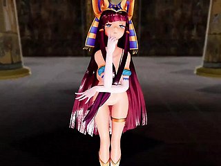 Ramesses - сексуальный танец полностью обнаженный (3D ХЕНТАЙ)