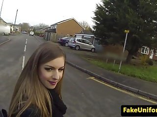 Order about uk dziwka przez umundurowanego policjanta analfucked