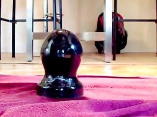 BIG tapón anal doble Puño en el coño dilatación agujero extrem