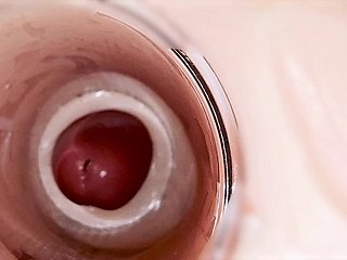 Camera dominant unfathomable cavity pussy captures huge interjection be incumbent on sperm
