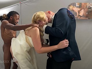 Меня трахает BBC, пока я произношу свадебные клятвы.