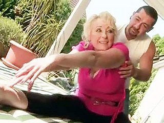 Granny Fucks New Yoga Motor coach