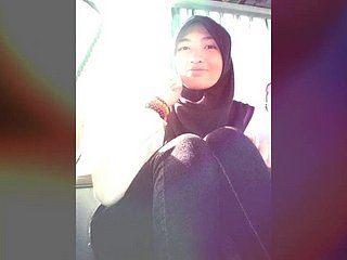 말레이어 멜라 Tudung 히잡 Jilbab 그림 N Vid를