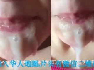 【最强 吞 精】 SCHÖNE CHINESISCHE MÄDCHEN ESSEN Spermium, 颜 值 美女 吃 岩浆 颜 射 口 爆 吞 精, 好吃 你 就 多吃 点