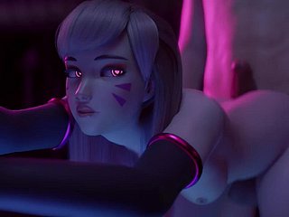Overwatch Infant DVa Gets Fuck coupled with Creampie (Animation)